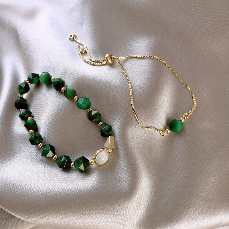 Green Gemstone Bracelet